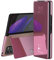 TingYR Funda para Samsung Galaxy Z Fold 2 Carcasa, Espejo Funda Flip Inteligente Mirror Caso, Soporte Plegable, Case Cover Funda para Samsung Galaxy Z Fold 2.(Oro Rosa)