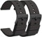 TStrap Montre Bracelets Silicone 22mm - Bracelet de Montre à Dégagement Rapide Caoutchouc Noir Hommes Femmes Sport - Bracelets de Montres étanche pour Smartwatch Boucle Noir - 18mm 20mm