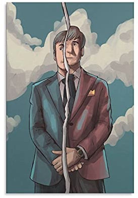 haocaitou TV-Serie Charaktere Saul GoodMan Poster, dekoratives Gemälde, Leinwand, Wandkunst, Wohnzimmer, Poster, Schlafzimmer, Malerei, 50 x 75 cm
