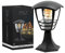 EDO Gartenlaterne IMMA L/S Schwarz Gartenlampe - Außenleuchte Laterne 30cm - E27 IP44 Außenlampe für Garten, Terrasse, Wege Moderne Wegeleuchte Lanternen für Draußen