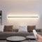 HMAKGG LED Wandleuchte Innen Dimmbar Wandlampe LED mit Fernbedienung 3000K-6000K Wandbeleuchtung Innen für Wohnzimmer Schlafzimmer Treppenhaus Flur,40w/120cm