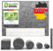 JONAKA Filzgleiter Selbstklebend - 146 teiliges Filzgleiter Set (3mm) mit Gummipuffer - Filzgleiter für Stühle mit extra hoher Filzdichte - Premium Möbelgleiter und Stuhlbeinschoner (grau)