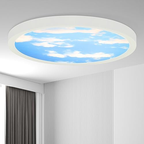 ZMH Deckenlampe LED Deckenleuchte Schlafzimmer - Schlafzimmerlampe Flach Ø23cm Badezimmerlampe 4000K Kinderzimmer Badezimmer Deckenbeleuchtung Rund Flurlampe IP44 Badlampe 23W für Küche Flur Bad