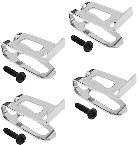 Pack of 4 Belt Clip Hooks, Compatible with Makita DHP480 DHP482 HP457 HP347 TD127 TD126 Hammer Drills Power Tool with Screws 324705-1 346317-0