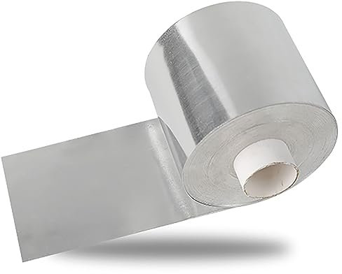 RINGGLO Feuille de Zinc Haute Pureté - Plaque 1m, Peau, Rouleau, Bande Métallique pour Laboratoire Scientifique, Bricolage, Artisanat, Travail des Métaux - 0.05x120mm