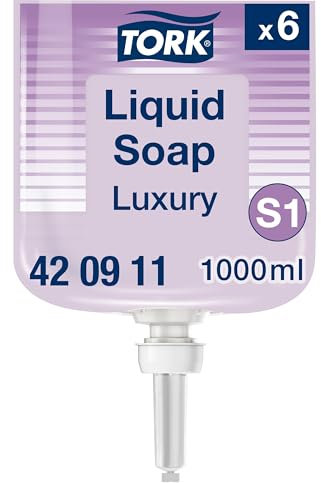 Tork luxuriöse Flüssigseife S1, Blütenduft, 6 × 1.000 ml, 420911