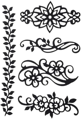 Ideen mit Herz Stanzschablonen | Ornamente | 5 Stück