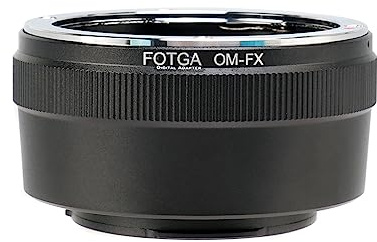 FOTGA OM-FX Objektivadapter für Olympus OM Objektiv Kompatibel mit Fujifilm Fuji X-Mount Kamera Konverter auf X-H2,X-H2S,X-T5,X-T4,X-E4,X-T200,X-T100,X-A20,X-T30 II,X-T20,X-Pro3,X-Pro2,X-S10,X-S20