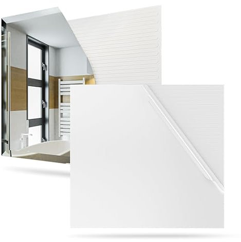 Termofol Heizfolie 230v unter Wandspiegel - Heizmatte Anti-Dampf fur Badezimmer - Badspiegel Heizung Elektrisch - Spiegelheizung Wandheizung Folie - Rechteckig - 30x40 cm(22W)