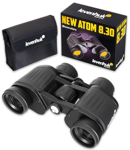 Levenhuk New Atom 8x30 Fernglas für Erwachsene – Leicht, Robust | Professionell, Wasserdicht, mit BaK4-Prismen & FMC-Linsen, Ideal für Vogelbeobachtung, Jagd, Wandern & Konzerte