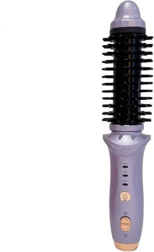 Mini Cordless Heated Round Brush, Purple | Travel