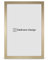 Stallmann Design 'New Modern' Bilderrahmen 29,7 x 42 cm (DIN A3) | Farbe: Gold gebürstet | eleganter Frame für Ihre Fotos und Motive