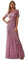 Ever-Pretty Damen Abendkleid Meerjungfrau Pailletten Tüll Partykleid Kurze Ärmel lang Orchidee 52