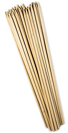 Perfectware PW-CDS30SP-50 30 Wooden Marshmallow Sticks (Pack of 50)