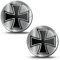 Biomar Labs® 2 x Aufkleber 3D Gel Silikon Iron Cross Eisernes Kreuz Silber Stickers Autoaufkleber Auto Motorrad Fahrrad Fenster Telefon Laptop PC Tablet Tür KS 189