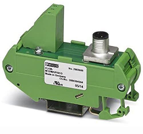 PHOENIX CONTACT FLKM-M12/M/5P/SCO VARIOFACE-Modul mit Federkraftanschlussklemmen und M12-SAC-Stecker, 5-polig, 50 Stück