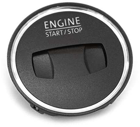Volkswagen 3AA905219A9B9 Blende Schlüsselöffnung Start/Stop-Schalter Zündanlassschalter Abdeckung, schwarz