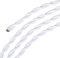 sourcing map Retorcido Tela Cubierto Cable 2 Núcleo 18AWG 10 m/32,8 Pies, Vintage Tejido Tela Electricidad Cable para Colgante Luz Bricolaje Proyecto, Blanco