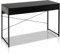 COSTWAY Computer Desk, Wooden PC Laptop Table Writing Workstation with 2 Drawers, Simple Home Office Working Gaming Study Desk, 112 x 48 x 76cm (Black)