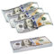 efuturetime 100 x Spielgeld Dollar Scheine Falsch Geld 100$, Rechengeld für Spielzeug Kasse, Prop Money für Geldpistole, Kaufladen Zubehör, Hochzeit, Party, Ostern