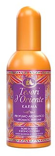 Tesori d'Oriente - Aromatischer Karma-Duft, frischer und blumiger Duft, Noten von Bergamotte, Nashi, Vanille und Tonka-Bohne, 100 ml