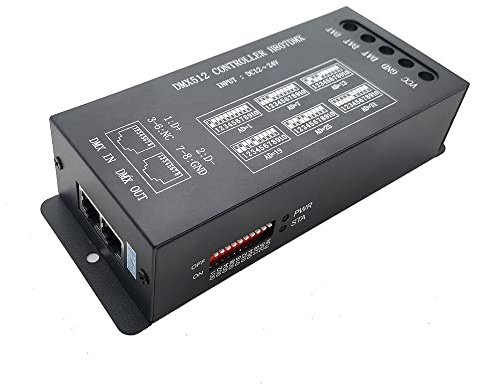 Vrabocry H807 DMX512 Bühne Licht LED Controller 1024Pixel 13 Kanäle DMX WS2811 WS2812B WS2813 WS2815 Pixel Led Streifen Controller