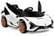 GOPLUS Kinder Elektroauto Lamborghini, Kinderauto mit Fernbedienung, Kinderfahrzeug, Bluetooth USB, mit Hupe & Musik, 3-5 km/h, Vorwärts & Rückwärts Möglich, für Kinder von 3-8 Jahre (Weiß)