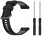 honecumi Armband für Garmin Forerunner 965 955 745/ Descent G1 Armband für Herren Damen- 22mm Weiches Silikon Ersatzarmband Sport Klassisch Verstellbares Buntes Uhrenarmband Ersatz, Schwarz/Grau