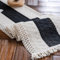 Weldomcor Makramee Tischläufer Boho Baumwollflachs Tischläufer mit Quasten, Rechteckige Häkelspitze Mesh Tischdecke für Küche Vintage Bauernhaus böhmische Hochzeit Tabletop Dekor
