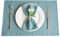 DAPU Tischsets Leinen, 6-er Set 100% reines Leinen 30x46 cm Abwaschbare Platzsets mit Öko-Tex 100 Standard, Weiche Atmungsaktive Platzdeckchen, Petrol