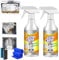 Clean Sweep Kitchen Cleaner, All-Purpose Kitchen Pots and Pan Cleaner, Powerful Kitchen All-Purpose Cleaner, for Range Hood, Oven, Grill, Sink (2 PCS)