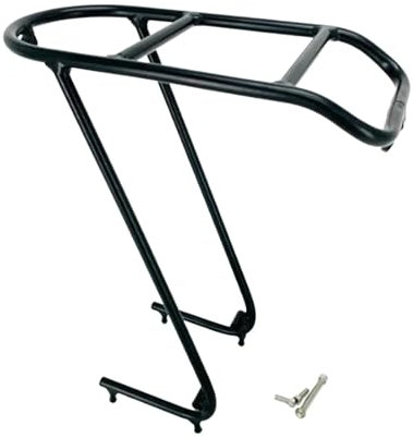 LOVIVER Porte-Bagages Avant de vélo Pliant de 20 Pouces, Porte-Bagages Avant, Accessoires de Cyclisme, Noir