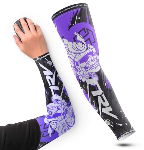 NRV Manchette de Compression Gaming - Edition SoulsHeart - Optimisez Votre Jeu avec Confort et Style - Conçu par des Joueurs Professionnels - Durable, Respirant et Sans Friction