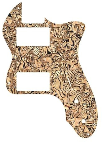 Schlagbrett für Gitarre Für Gitarren-Schlagbrett der Classic-Serie mit breitem Humbucker-Tonabnehmersystem in Braunperle