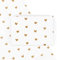 BETESSIN Geschenkpapier Valentinstag Weiß - 4 Bögen Liebe Geschenkpapier Herzen 50x70cm - Hochzeit Verpackungspapier mit goldenen Herzen Motiv - Geschenkverpackung zum Valentinstag