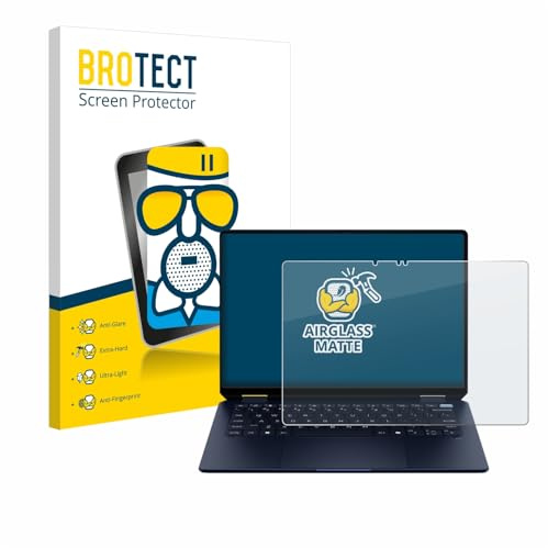 BROTECT Schutzglas für HP OmniBook Ultra Flip 14-fh | Entspiegelnder Displayschutz Made in Germany Schutzfolie Glas Matt Anti-Reflex Kratzfest 9H Anti-Fingerprint Einfache Montage