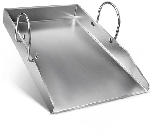 plancha acero inoxidable parrilla gas carbon universal asas extraibles cocina barbacoa compatible weber char broil