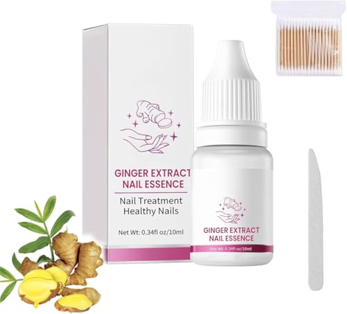 FungiGone Nail treatment, Fungigone Nail Fungus Removal,Fungigone Ginger Nail Essence,Nail Repair Growth Treatment Nail Softener for Thick Toenails Toe and Finger Nail Solution (1 Pcs)