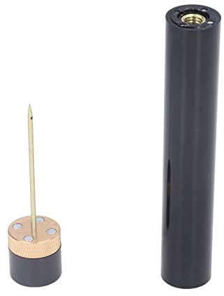 CHICIRIS Abridor de Botellas de Vino Sacacorchos de Presión Portátil Tipo Aguja Eficiente para Bares de Restaurantes en el Hogar - Mini Abridor de Acero Inoxidable para Amantes del Vino (GOLD)