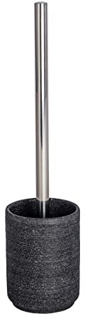 WENKO WC-Garnitur Goa Neo Anthrazit - WC-Bürstenhalter, Polyresin, 9 x 37 x 9 cm, Anthrazit, 37 x 9 x 9 cm