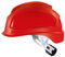 UVEX Schutzhelm pheos E-S-WR - Arbeitsschutz-Helm, Baustellenhelm, Bauhelm Elektriker - EN 397, Farbe:rot
