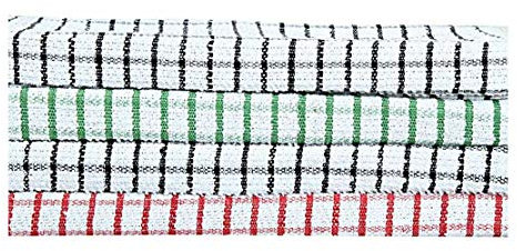 DigitalSpot Geschirrtuch aus Frottee, sehr saugfähig, Verschiedene ägyptische Baumwolle, Baumwolle ägyptische Baumwolle, Assorted Towel Pack of 6, 16 X 24 Inch (Pack of 6)
