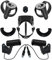Oculus Rift Wandhalterungs-Set Sensor, Touch, Headset, Schwarz, 5 Stück