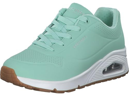 Skechers Femme UNO Stand on AIR, Mint Durabuck/Mesh, 35 EU