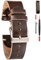 20mm Leder Uhrenarmbänder für Männer, dünnes weiches Weich Horween Leder Uhrenarmband mit Schnellverschluss Vintage Watch Wrap
