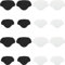 8 Paare Schuhabsatz Reparatur Sportschuhe Loch Reparatur Sportschuhe Reparatur Patch Selbstklebend Schuhabsatz Patch Schuhloch Verhütung Patch für Meisten Arten von Schuh und Sitzen, L und S