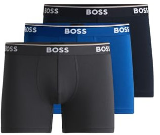 BOSS Herren, Boxershorts, New - Open Blue487, M