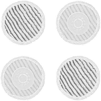 AIR U+ S8201 Pads Replacement Steam Mop Pads for Shark S8201 S7001 S8001 S7201 S7000AMZ S7000 S7005 S7020 S7001C Series Steam & Scrub All-in-One Scrubbing Mop, 4 Pack