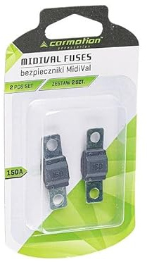 myshopx Midi Streifensicherung 2 Stück 150A Midival Sicherungen Hochstromsicherung Schraubsicherung KfZ