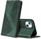 ZONNAVI Cover per iPhone 14 / iPhone 13, Flip Custodia Pelle PU con [Slot Cart] [Supporto Stand] [Magnetica], Cover a Libro Portafoglio per iPhone 14 / iPhone 13 (Verde)